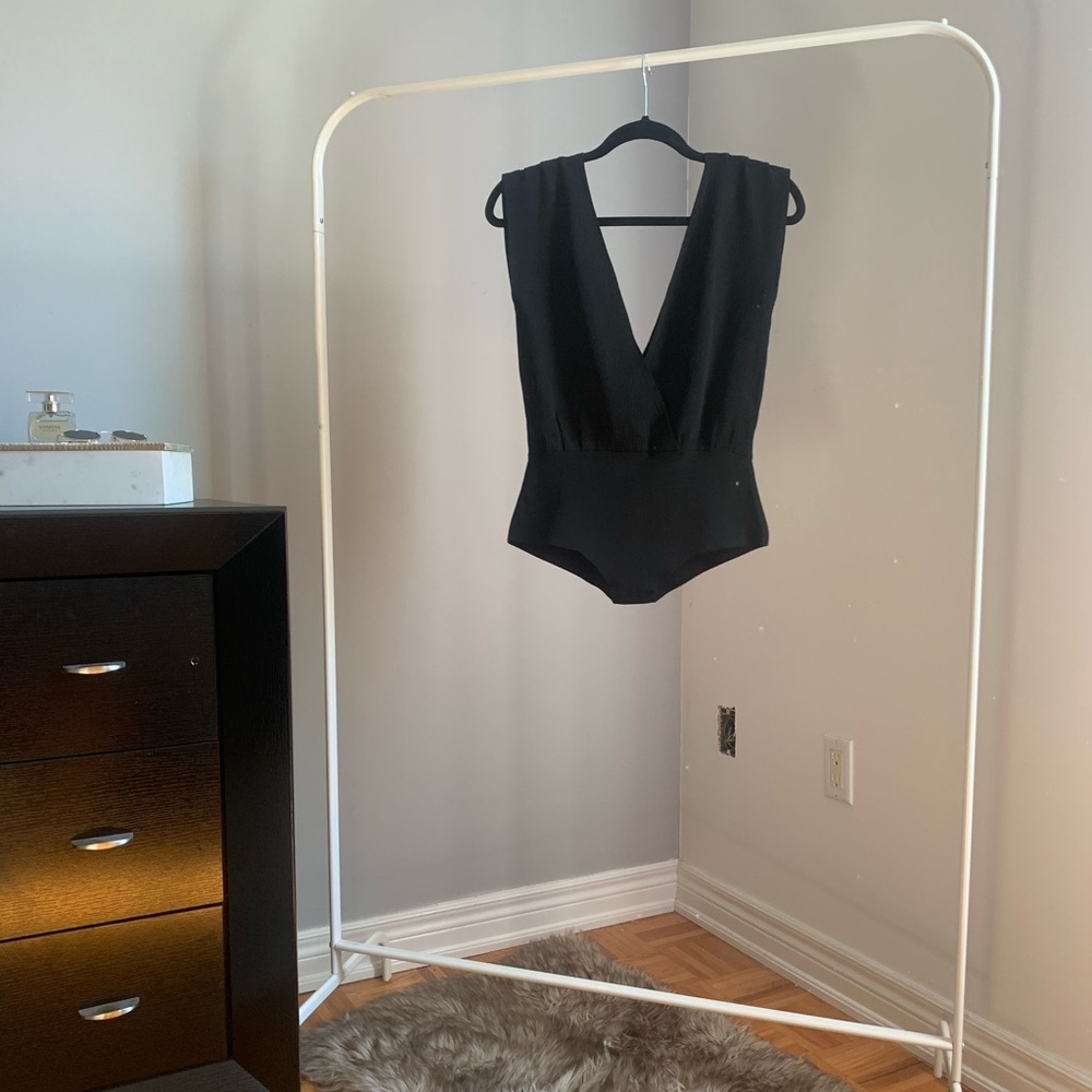Deep V Knit Bodysuit